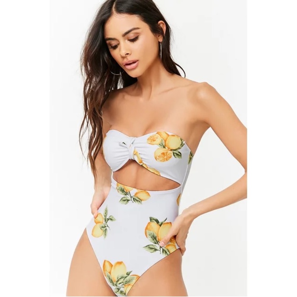 Lemon print one price bikini